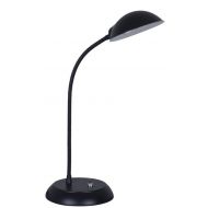 Ace Trading - Evolution Lighting Cr Living Accents 17847-001 Adjustable LED Desk Lamp, Black