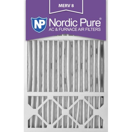  Nordic Pure 16x25x416x25x5 (4 38) HoneywellLennox Replacement Air Filters MERV 8 Qty 2