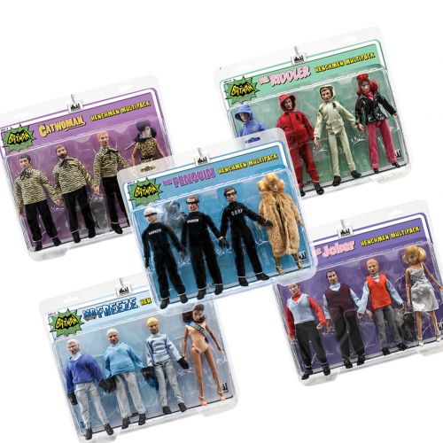  Batman Classic TV Series Action Figures: Set of all 5 Henchman Four-Packs