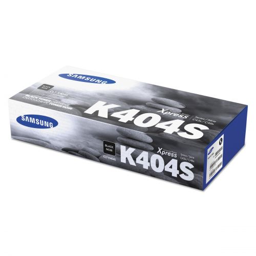삼성 Samsung CLT-K404S (SU104A) Toner, 1500 Page-Yield, Black
