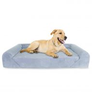 KOPEKS Dog Bed Sofa Lounge Orthopedic Memory Foam Waterproof JUMBO Extra Large - Grey
