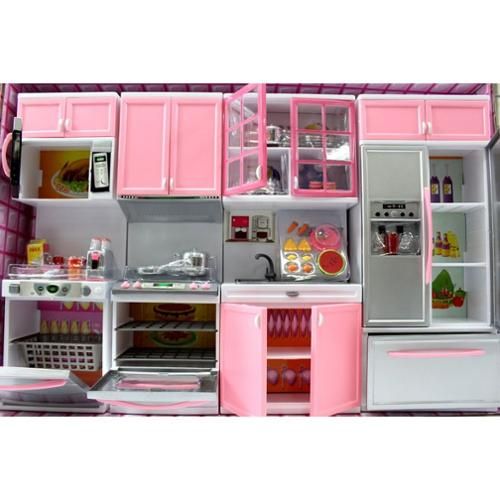  Atoz Modern Kitchen Battery Operated Kitchen Playset (Dimension: 22 x 14 x 6 inches)(Gift Idea)