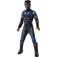 Rubies Costumes Marvel Black Panther Movie Boys Deluxe Black Panther Battle Suit Costume