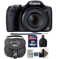 Teds Canon PowerShot SX530 HS 16MP Digital Camera with 16GB Top Accessory Bundle