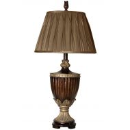 Generic Sienna Table Lamp - Bronze Finish - Cream Fabric Shade