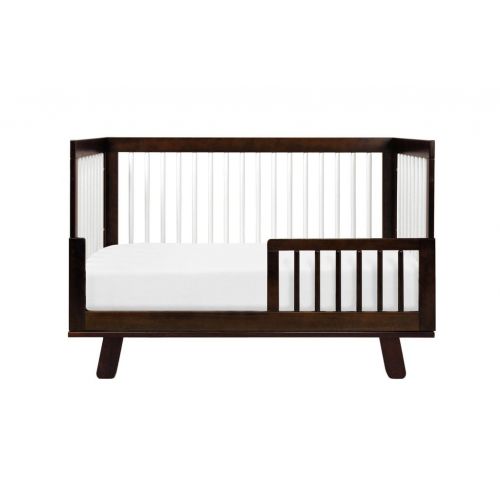  Babyletto Hudson 3-in-1 Convertible Crib with Toddler Rail, EspressoWhite