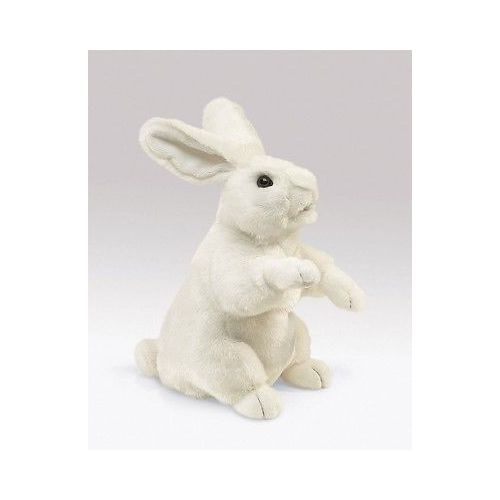  Standing White Rabbit Hand Puppet by Folkmanis - 2868