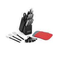Farberware 22-Piece Stainless Steel Knife Set with Cutting Mats