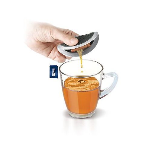 AdHoc Squeetea Silicone & Stainless Steel Tea Bag Press  Squeezer with Stand
