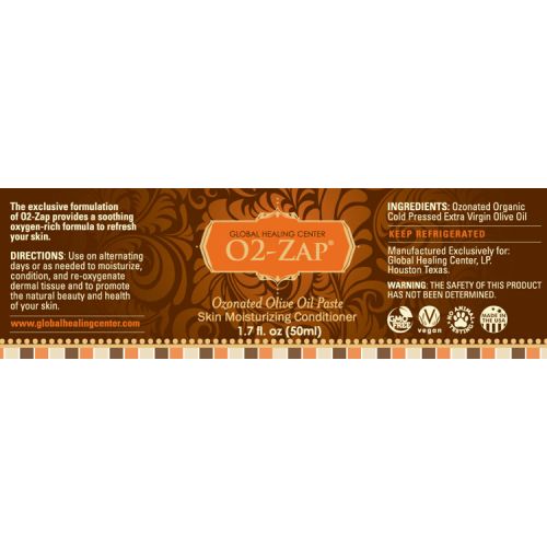  Global Healing Center O2-Zap Ozonated Olive Oil Soothing Paste - Certified Organic