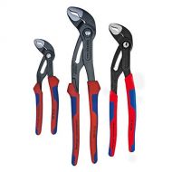 Knipex Tools KNIPEX Tools 9K 00 80 05 US, Cobra Pliers Set, Comfort Grip Handles 7, 10, and 12-Inch, 3-Piece