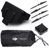 DJI Mavic Pro Starter Accessory Kit - Includes 2x Pairs DJI Quick Release Folding Propellers for Mavic Drone + DJI Aircraft Sleeve + DJI Monitor Hood for Remote Controller + DJI Ba