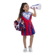 Melissa & Doug Cheerleader Role Play Costume Dress-Up Set With Realistic Accessories