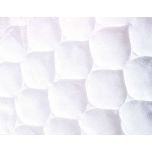  American Baby Company Waterproof fitted Quilted Bassinet Mattress Pad Cover, White, 2 Count