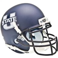 Schutt Sports Utah State Aggies NCAA Authentic Mini 14 Size Helmet (Alternate Navy 1)