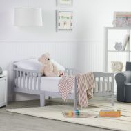 Orbelle Contemporary Solid Wood Toddler Bed - Gray