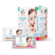 Bloom BABY bloom Baby Wipes, Sensitive, Unscented, 8 packs of 80 (640 count)