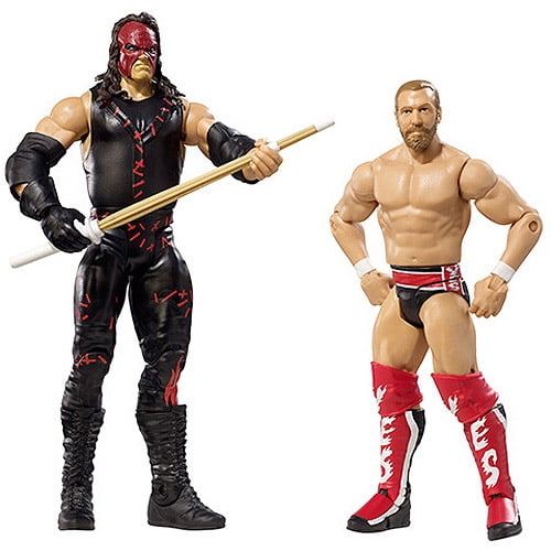 더블유더블유이 Mattel WWE Kane Vs. Daniel Bryan Action Figures, 2-Pack