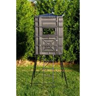 Hughes Products Hughes 4x4 Hunting Blind Hideout Box Thick Wall Panels Half Door Model 67000