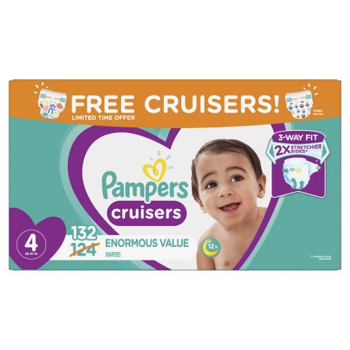  Pampers Cruisers Diapers, Size 4, 160 Count