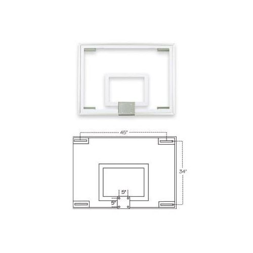  First Team Gymnasium Glass Basketball Backboard - FT231