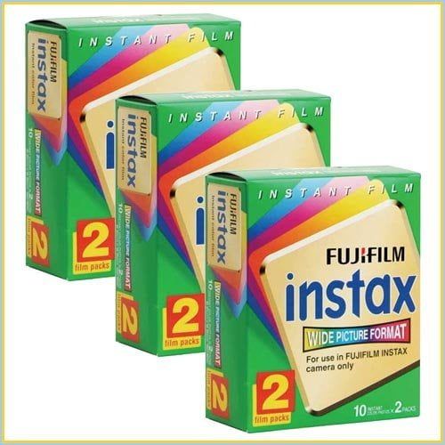 후지필름 Fujifilm FujiFilm Fuji Instax Instant Film Twin Pack - Two Packs Of 10 (Bundle Of 3)