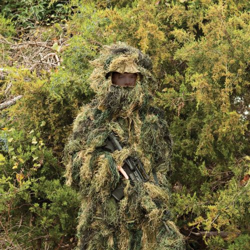 Red Rock Outdoor Company Red Rock 70915ML 5 Piece Lightweight Adult Woodland Ghillie Suit, MediumLarge
