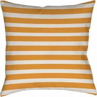 IDG Bright Stripes Orange Indoor Pillow