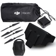 DJI Mavic Pro Advanced Accessory Kit - Includes 2x Pairs DJI Quick Release Folding Propellers for Mavic Drone + DJI Aircraft Sleeve + DJI Monitor Hood for Remote Controller + DJI B