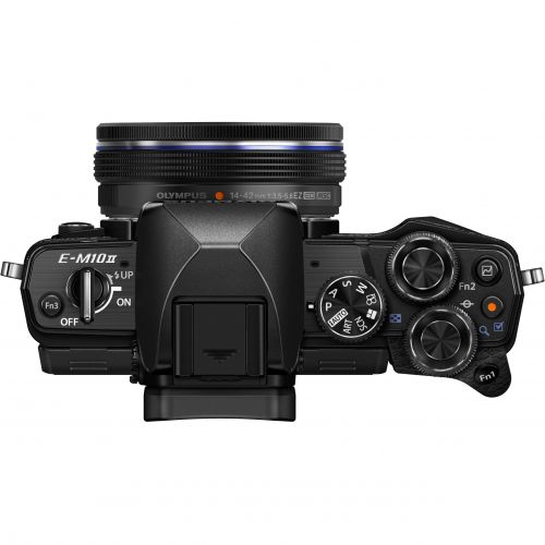  Olympus OM-D E-M10 Mark II 16.1Megapixel Mirrorless Camera with Lens - 14mm - 42mm - Black