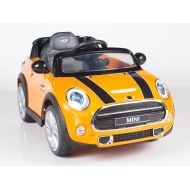 Kids vip Exclusive Licensed Convertible Cooper 12v Ride on Car, Toy for Kids with Remote Control, Music, Lights, Leather Seat