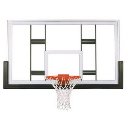  First Team FT239 Tempered Glass 42 X 72 in. Official Conversion Glass Backboard44; Maroon