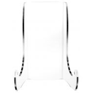 Plymor Brand Clear Acrylic Flat Back Easel With Shallow Support Ledges