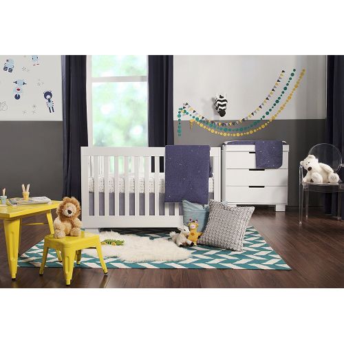  Babyletto Modo 3-in-1 Convertible Crib with Toddler Rail, White