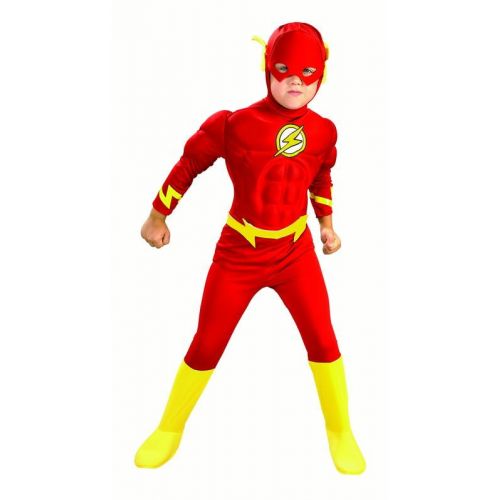  Rubies Costumes Flash Deluxe Muscle Child Halloween Costume