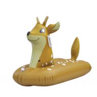 Sled Deer Snow Tube Inflatable 38 inches Long One Person snow and water Rider for Kids by Jet Creations FUN-DEERM