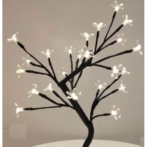 제네릭 Generic Creative Motion Industries 17.71 in. Beautiful LED Cherry Blossom Tree Table Lamp,Home, Room, Office Decor, Product Size: 13.77 x 17.7 x 13.77