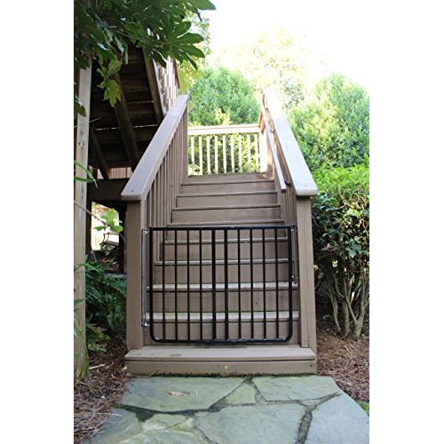  Unbranded Easy to Install Black Weatherproof Outdoor Safety Gate for Patios & Decks