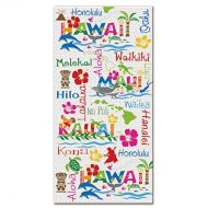 Welcome To The Islands Hawaiian Adventures Beach Towel