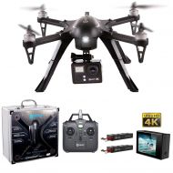 Contixo F17+ RC Quadcopter Photography Drone 4K Ultra HD Camera 16MP, Brushless Motors, 1 High Capacity Battery, Supports GoPro Hero Cameras, Alum Hard Case - Best Gift