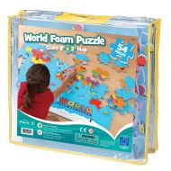 Learning Resources Educational Insights World Foam Map Puzzle