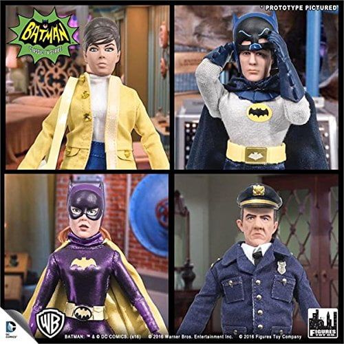 Toys Batman Classic 1966 TV Series Action Figures Series 5: Set of all 4