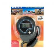Kole Imports Bulk Buys OL642-10 Sport Stopwatch with Neck Cord - 10 Piece