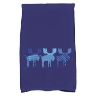 Simply Daisy 16 x 25 Merry Moose Animal Print Hand Towel
