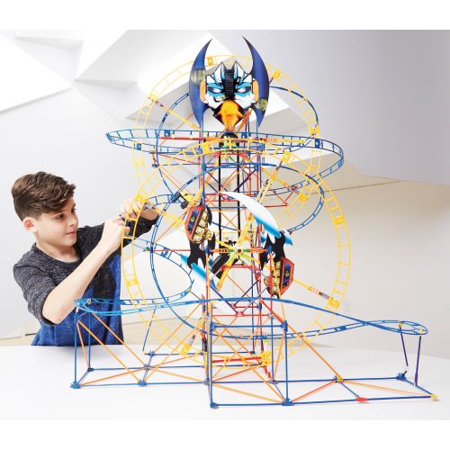 케이넥스 KNEX Thrill Rides  Bionic Blast Roller Coaster 809 Piece Building Set