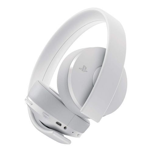 소니 Sony PlayStation 4, Gold Wireless Stereo Headset, White, 3003339