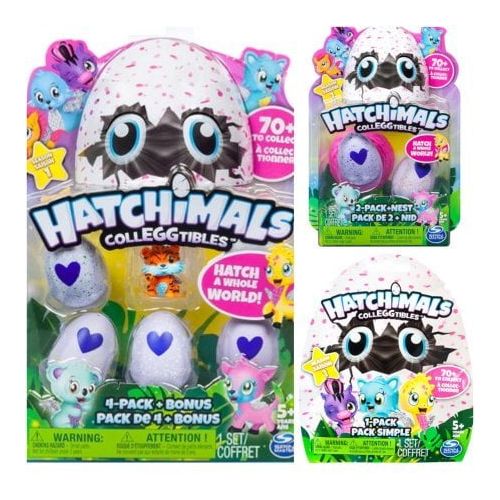  Hatchimals Colleggtibles Season 1 4-pack + bonus, 2-pack + nest, 1 blind SET (random assortment) Collectibles