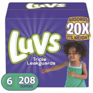 Luvs Ultra Leakguards Diapers, Size 6, 124 Diapers