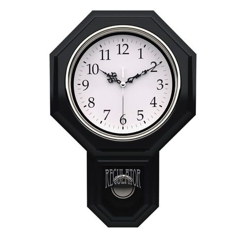  Timekeeper 180bwac 12 x 17 Essex Pendulum Wall Clock
