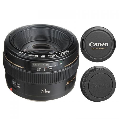 캐논 CanonInternational Canon EF 50mm f1.4 USM Autofocus Lens + Accessory Bundle for Canon SLR Cameras